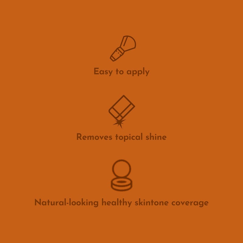 Menaji HDPV Anti-Shine Powder (Dark) - High-Definition Face Powder for Men with Vitamin C & E - Image 3